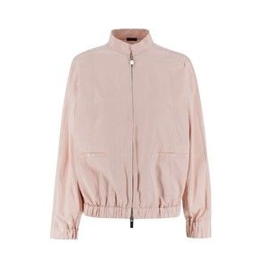 Kiton Rose Bomber Jacket In Cotton-Silk Blend - NWT
